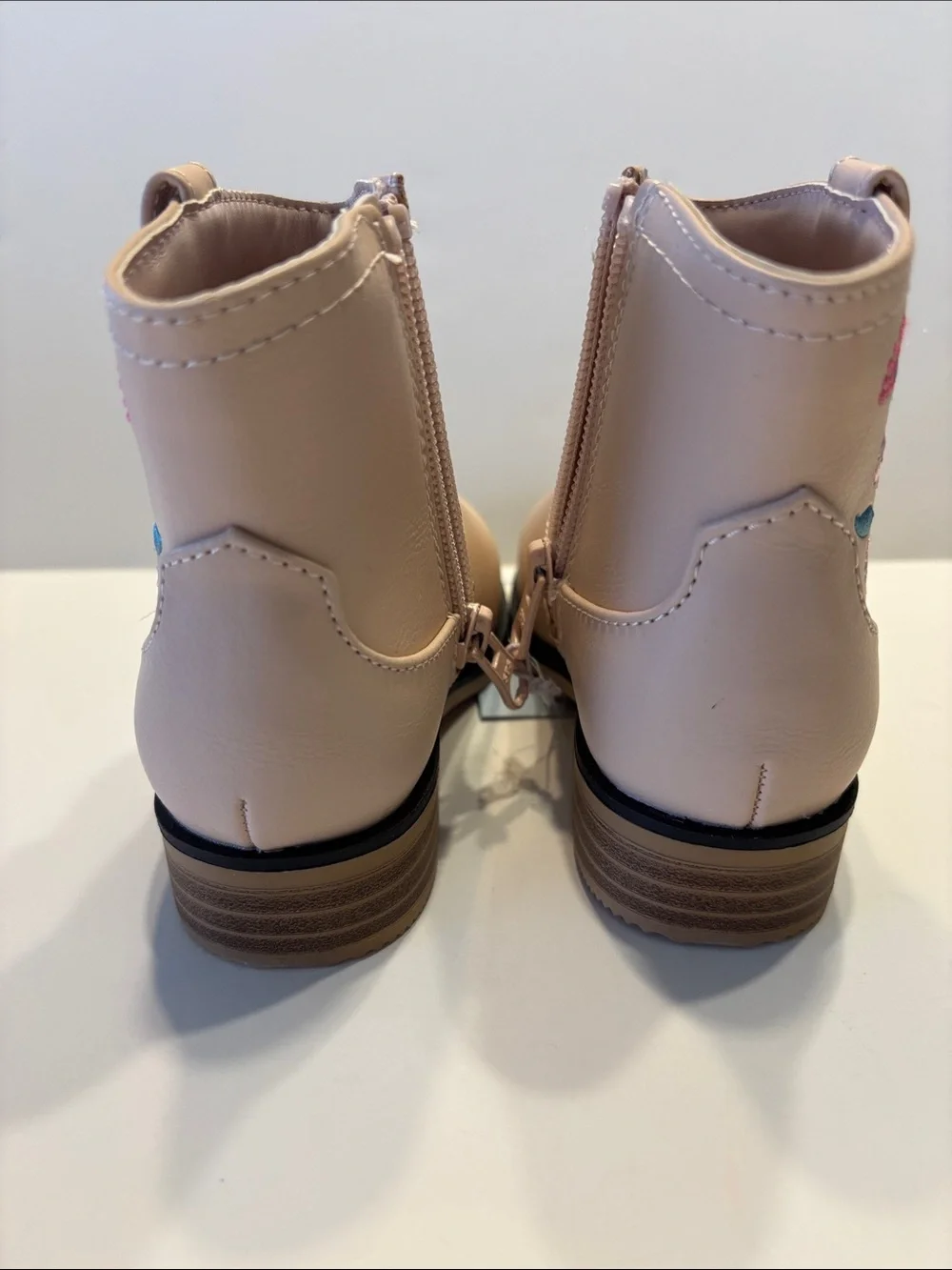 Cat & Jack Toddler Blush Whitley Embroidered Western Boots